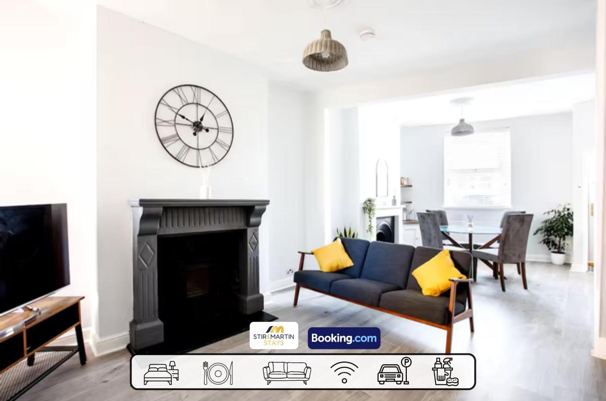 Comfy 3Bed House By Stirkmartin Stays Short Lets & Serviced Accommodation Cardiff With Free Parking & 8Mins To City Centre Exterior photo